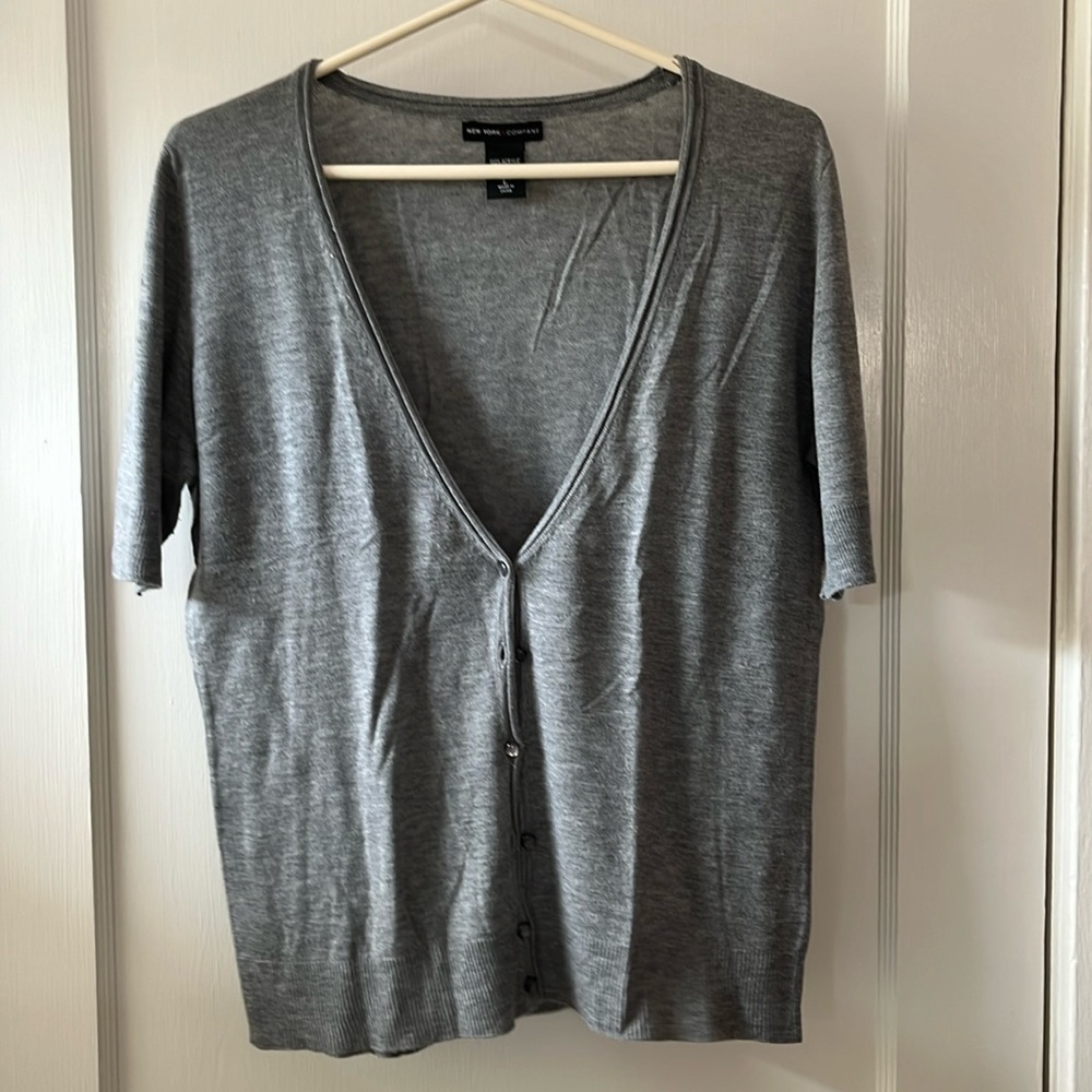 Shirt sleeve cardigan